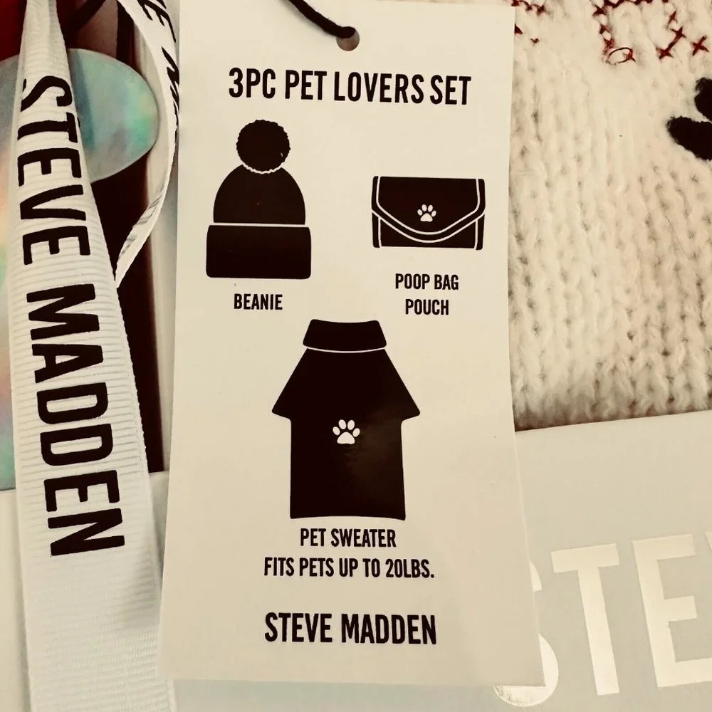 STEVE MADDEN Pet Lover Winter Set NIB - Picture 5 of 5